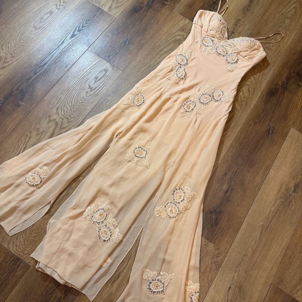 Vintage 100% Silk Beaded Dress Sue Wong Dress Y2K Fairy Prom Wedding Dress - Picture 8 of 14